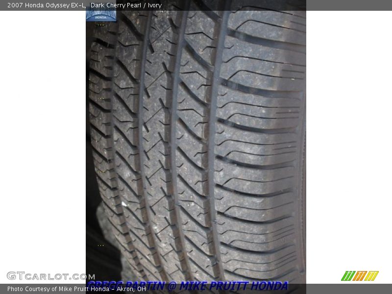 Dark Cherry Pearl / Ivory 2007 Honda Odyssey EX-L