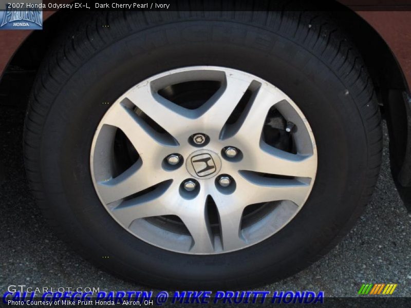 Dark Cherry Pearl / Ivory 2007 Honda Odyssey EX-L