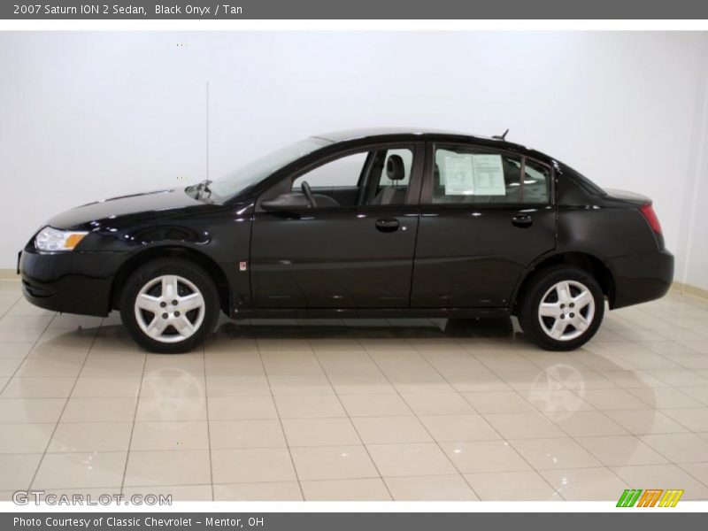 Black Onyx / Tan 2007 Saturn ION 2 Sedan