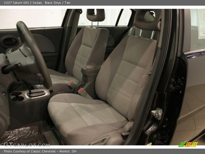 Black Onyx / Tan 2007 Saturn ION 2 Sedan