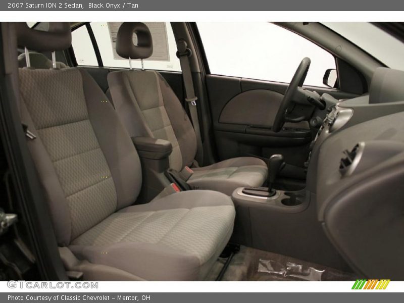 Black Onyx / Tan 2007 Saturn ION 2 Sedan