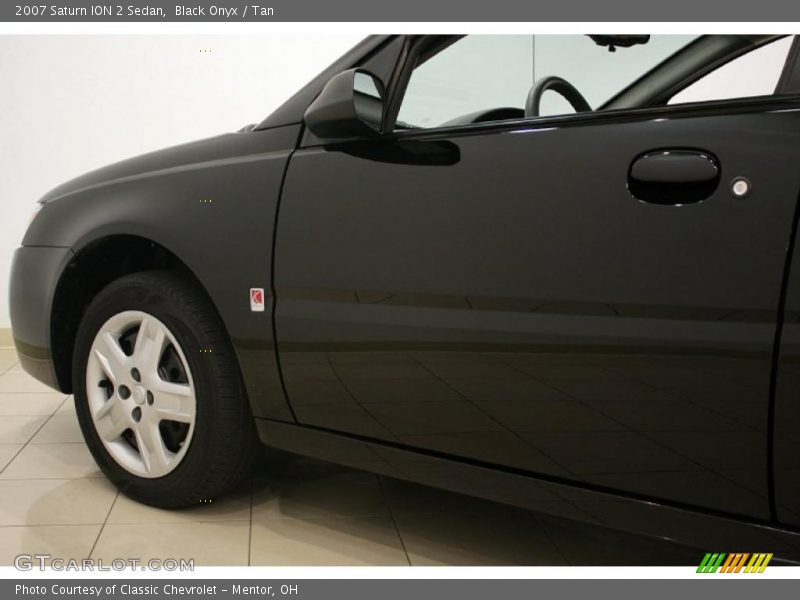 Black Onyx / Tan 2007 Saturn ION 2 Sedan