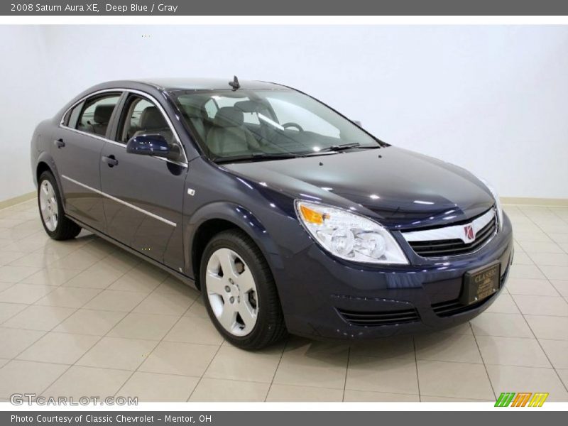Deep Blue / Gray 2008 Saturn Aura XE