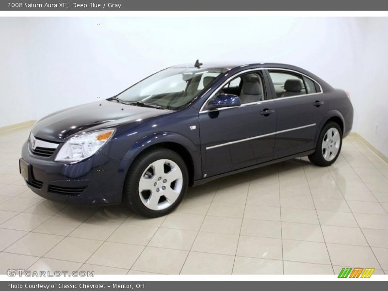 Deep Blue / Gray 2008 Saturn Aura XE