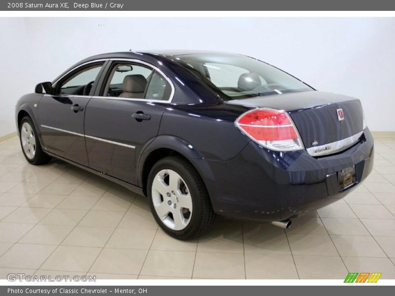 Deep Blue / Gray 2008 Saturn Aura XE