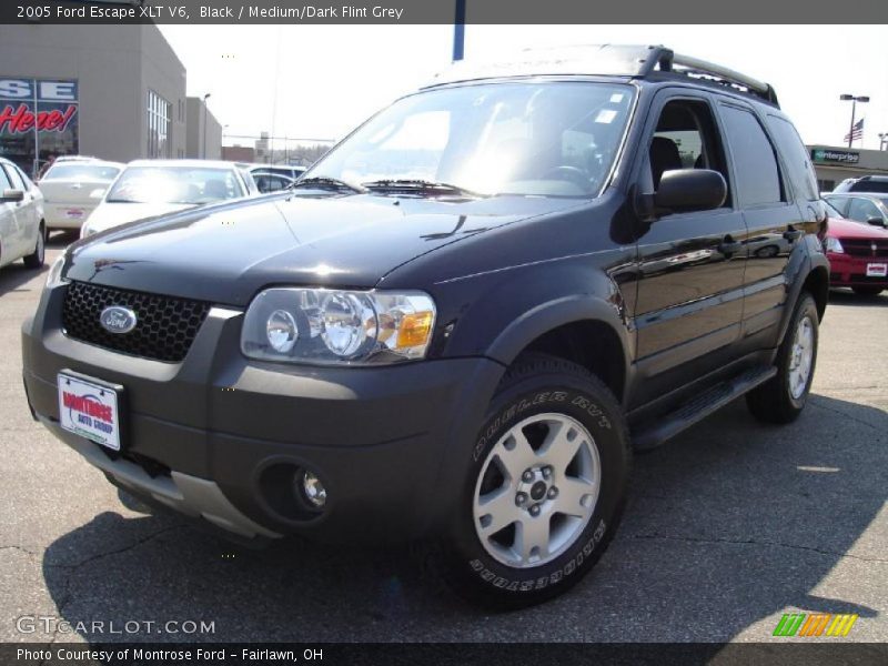 Black / Medium/Dark Flint Grey 2005 Ford Escape XLT V6