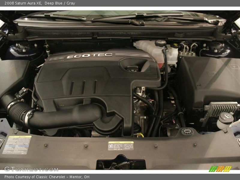 Deep Blue / Gray 2008 Saturn Aura XE