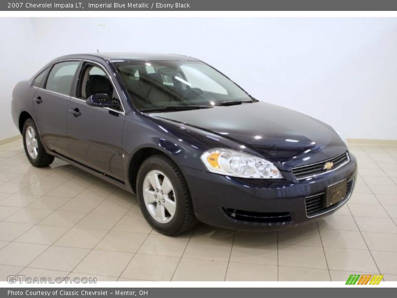 Imperial Blue Metallic / Ebony Black 2007 Chevrolet Impala LT