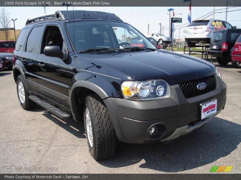 Black / Medium/Dark Flint Grey 2005 Ford Escape XLT V6