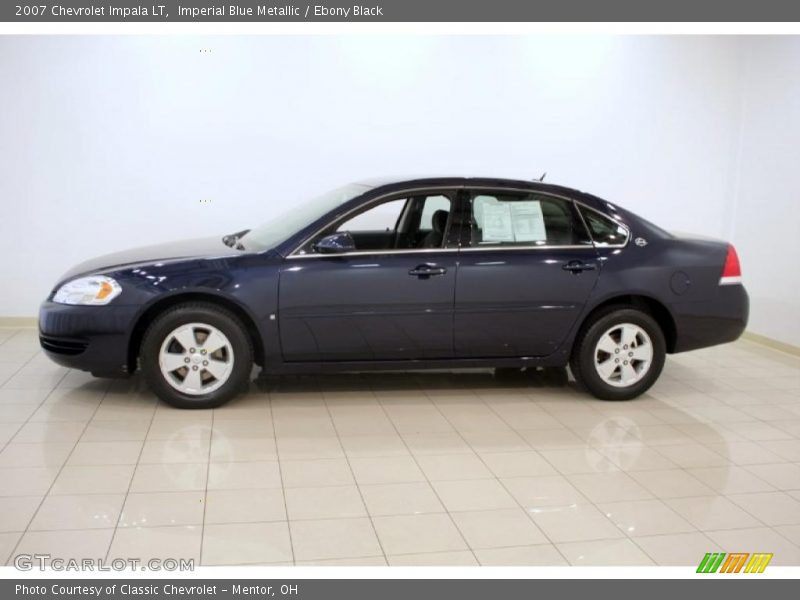 Imperial Blue Metallic / Ebony Black 2007 Chevrolet Impala LT