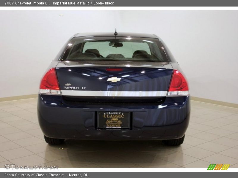 Imperial Blue Metallic / Ebony Black 2007 Chevrolet Impala LT
