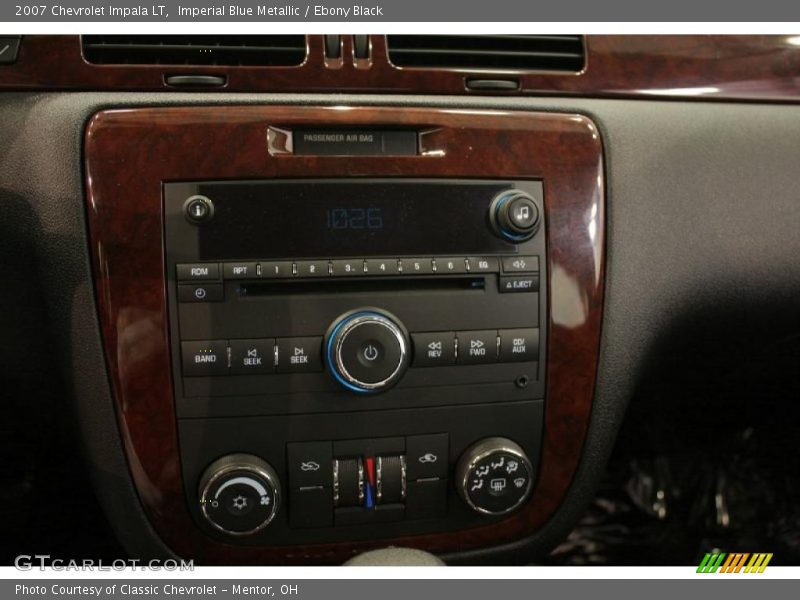 Imperial Blue Metallic / Ebony Black 2007 Chevrolet Impala LT