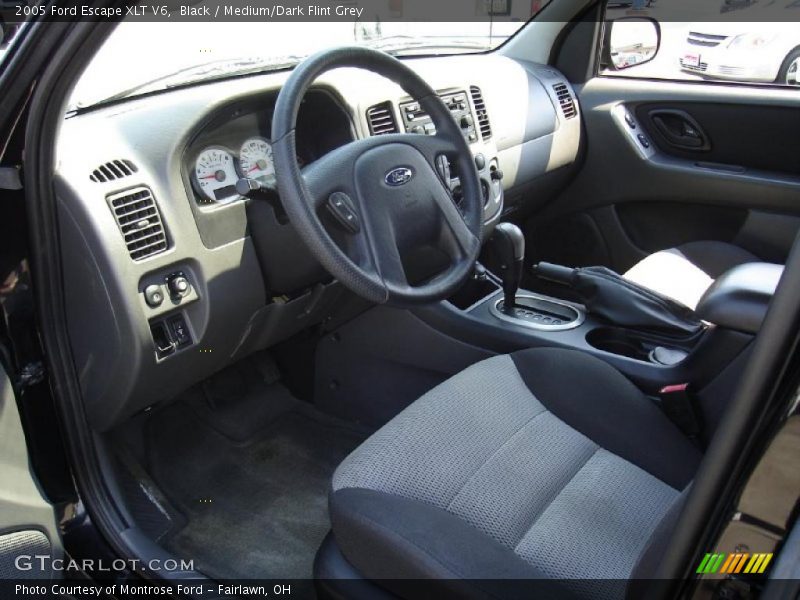 Black / Medium/Dark Flint Grey 2005 Ford Escape XLT V6