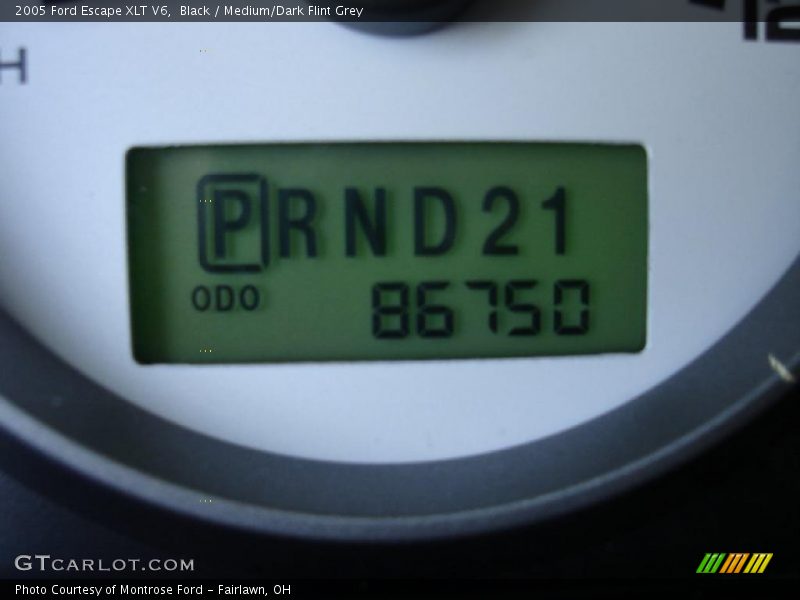 Black / Medium/Dark Flint Grey 2005 Ford Escape XLT V6