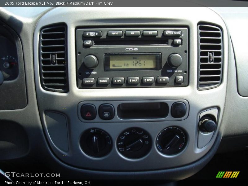 Black / Medium/Dark Flint Grey 2005 Ford Escape XLT V6