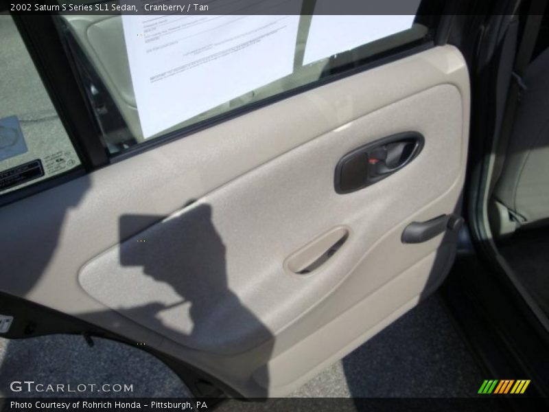 Cranberry / Tan 2002 Saturn S Series SL1 Sedan