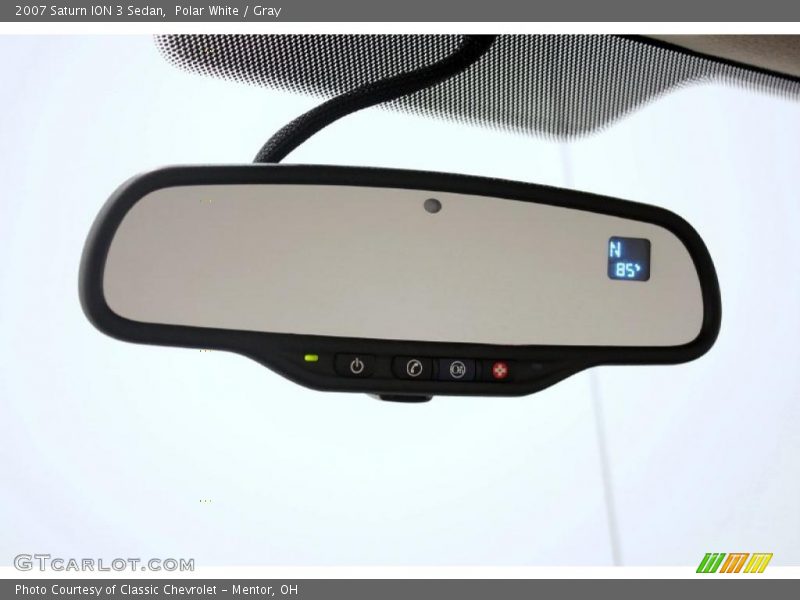 Polar White / Gray 2007 Saturn ION 3 Sedan