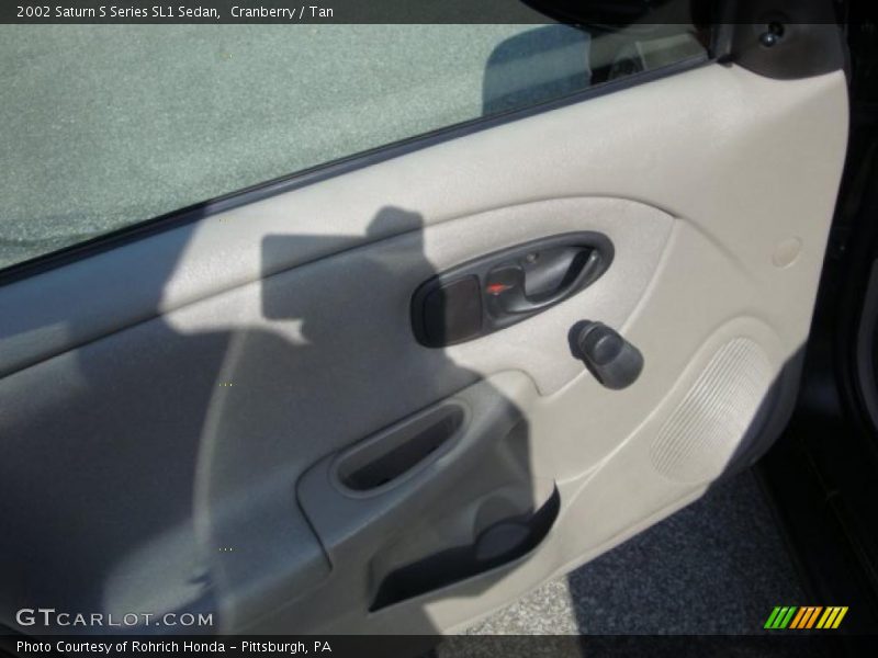 Cranberry / Tan 2002 Saturn S Series SL1 Sedan