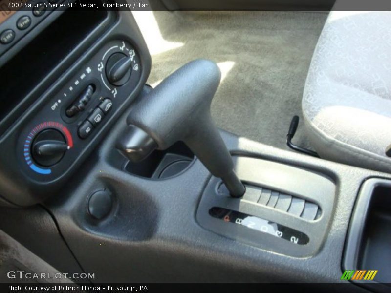 Cranberry / Tan 2002 Saturn S Series SL1 Sedan