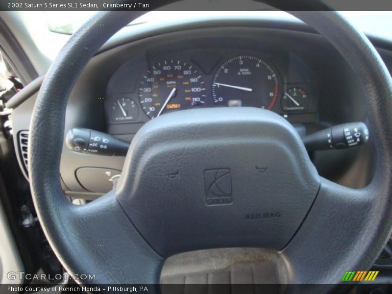 Cranberry / Tan 2002 Saturn S Series SL1 Sedan