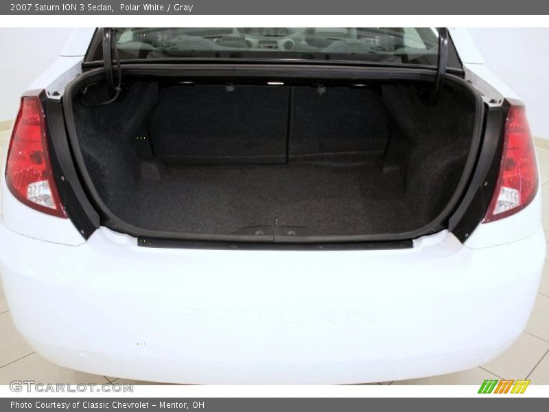 Polar White / Gray 2007 Saturn ION 3 Sedan
