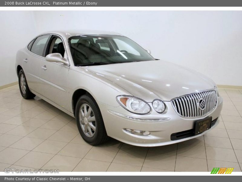 Platinum Metallic / Ebony 2008 Buick LaCrosse CXL