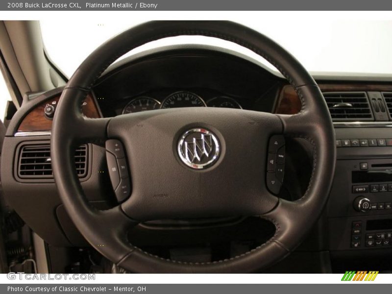 Platinum Metallic / Ebony 2008 Buick LaCrosse CXL