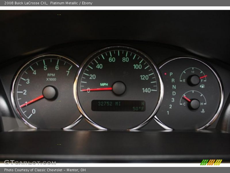 Platinum Metallic / Ebony 2008 Buick LaCrosse CXL