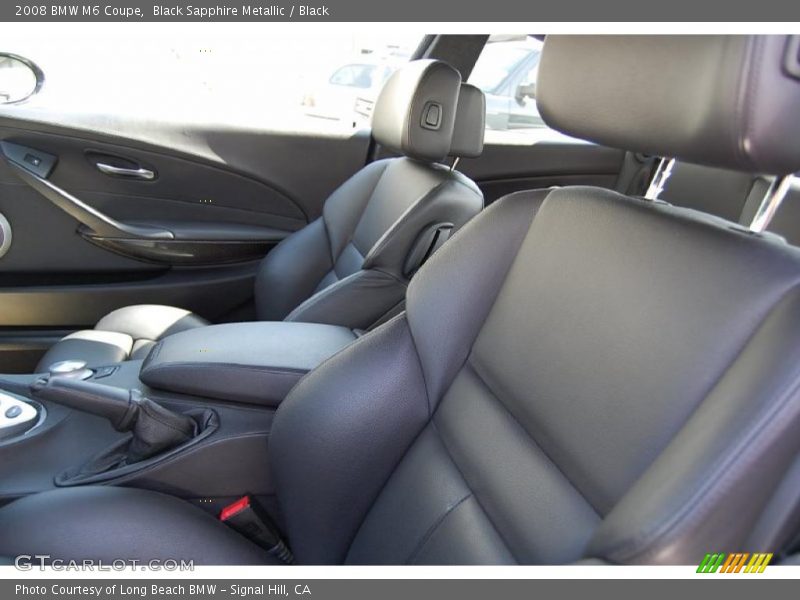 Black Sapphire Metallic / Black 2008 BMW M6 Coupe