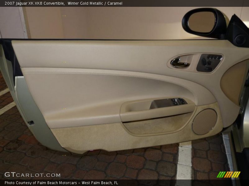 Winter Gold Metallic / Caramel 2007 Jaguar XK XK8 Convertible