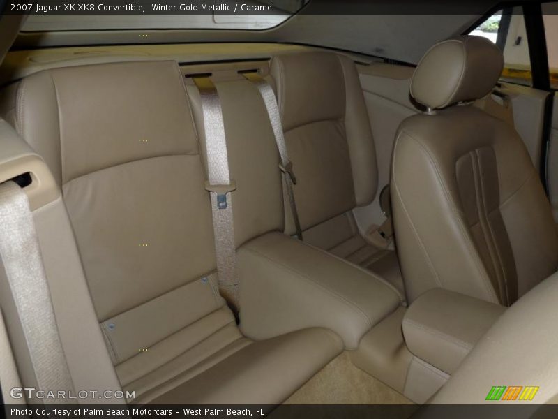 Winter Gold Metallic / Caramel 2007 Jaguar XK XK8 Convertible