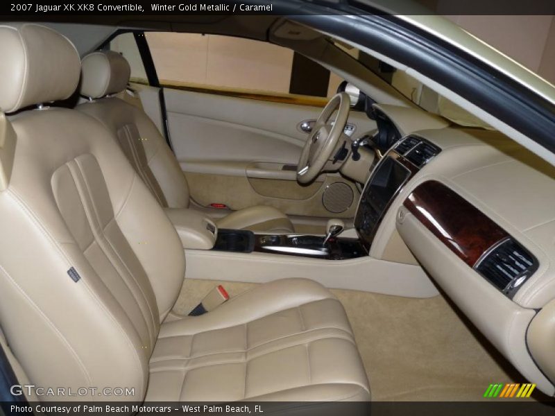 Winter Gold Metallic / Caramel 2007 Jaguar XK XK8 Convertible