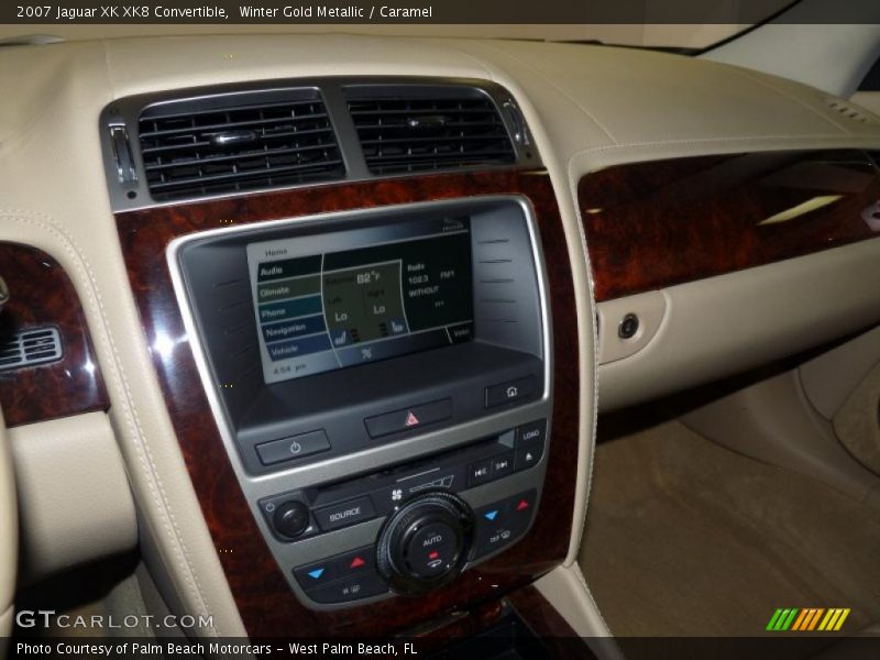 Winter Gold Metallic / Caramel 2007 Jaguar XK XK8 Convertible