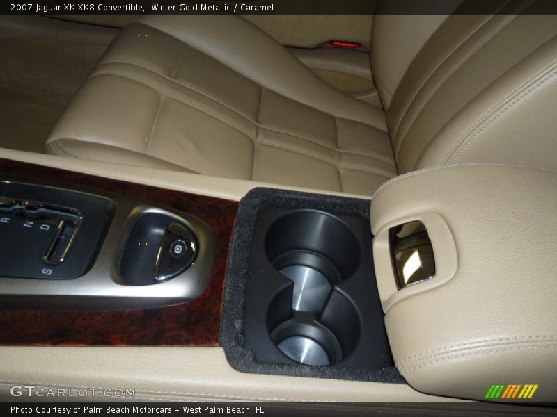Winter Gold Metallic / Caramel 2007 Jaguar XK XK8 Convertible