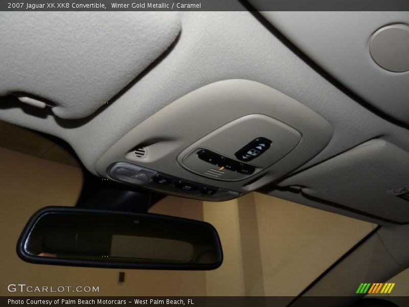 Winter Gold Metallic / Caramel 2007 Jaguar XK XK8 Convertible