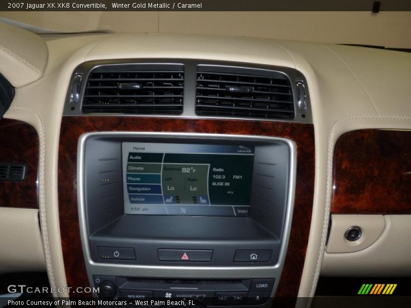 Winter Gold Metallic / Caramel 2007 Jaguar XK XK8 Convertible