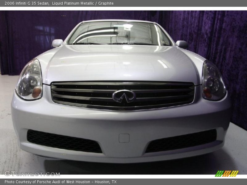 Liquid Platinum Metallic / Graphite 2006 Infiniti G 35 Sedan
