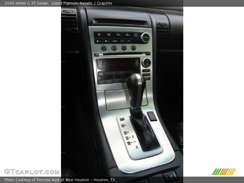 Liquid Platinum Metallic / Graphite 2006 Infiniti G 35 Sedan