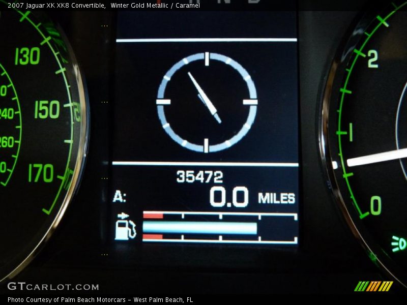 Winter Gold Metallic / Caramel 2007 Jaguar XK XK8 Convertible