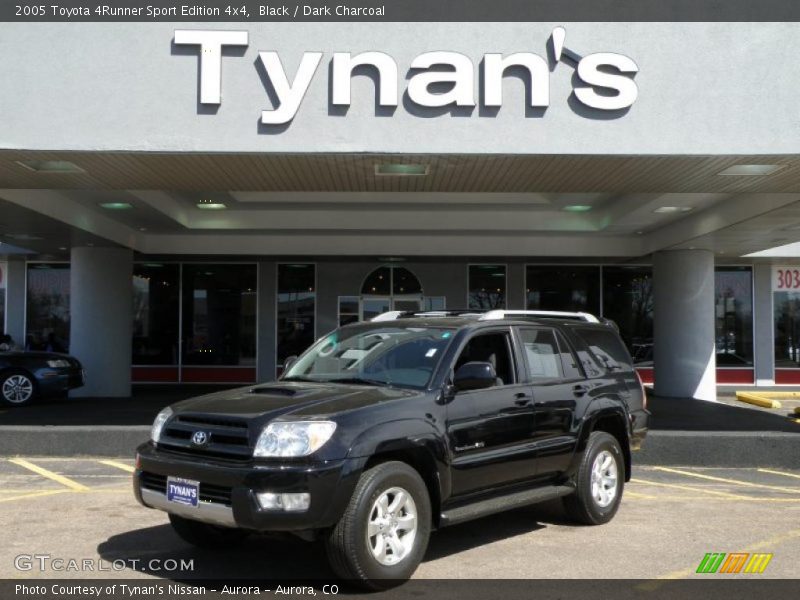 Black / Dark Charcoal 2005 Toyota 4Runner Sport Edition 4x4