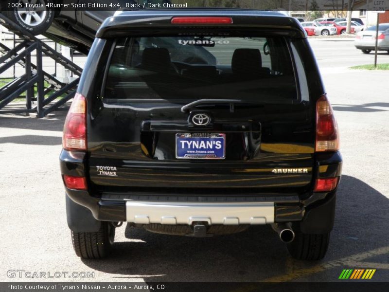 Black / Dark Charcoal 2005 Toyota 4Runner Sport Edition 4x4