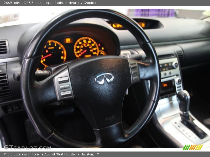 Liquid Platinum Metallic / Graphite 2006 Infiniti G 35 Sedan