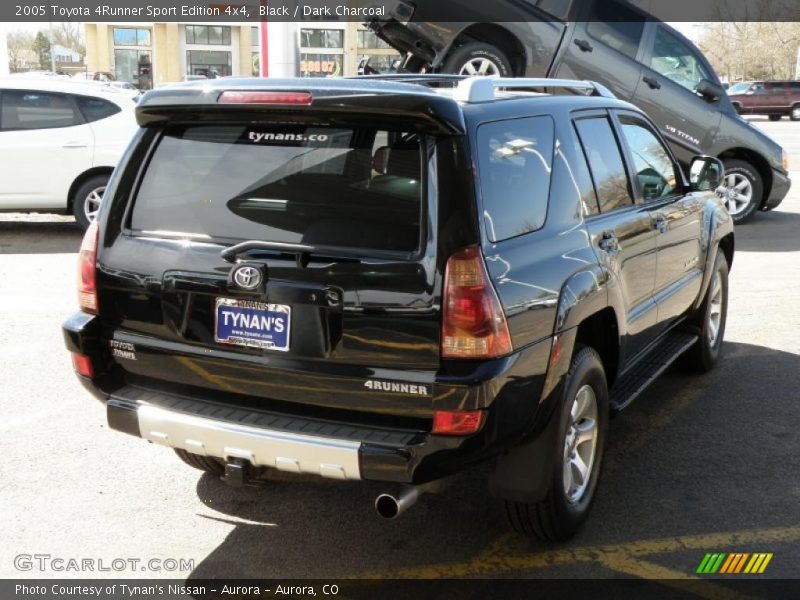 Black / Dark Charcoal 2005 Toyota 4Runner Sport Edition 4x4