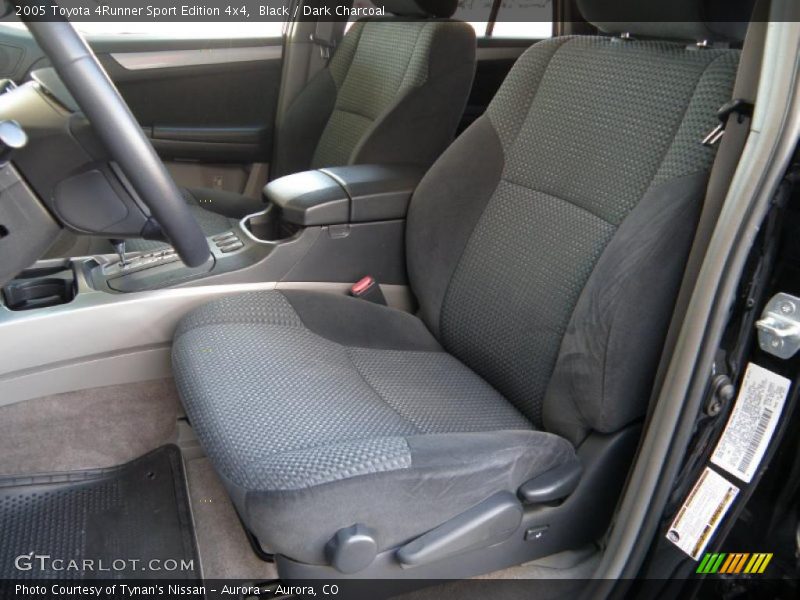 Black / Dark Charcoal 2005 Toyota 4Runner Sport Edition 4x4
