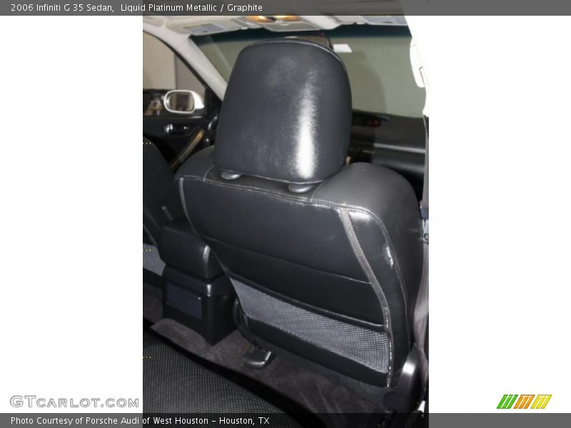Liquid Platinum Metallic / Graphite 2006 Infiniti G 35 Sedan