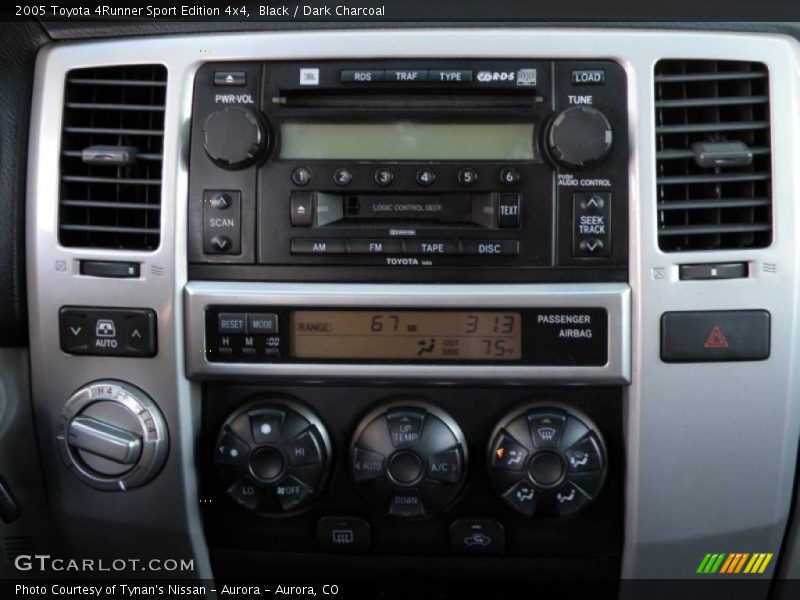 Black / Dark Charcoal 2005 Toyota 4Runner Sport Edition 4x4