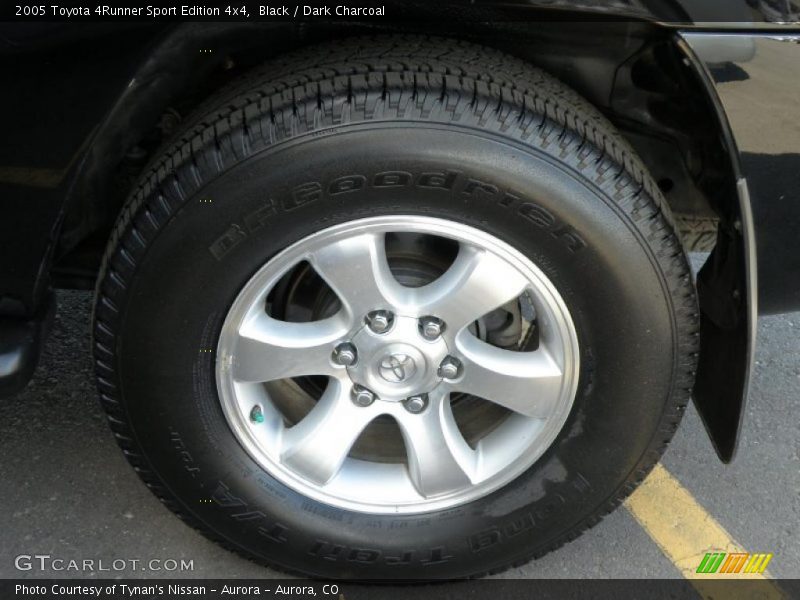 Black / Dark Charcoal 2005 Toyota 4Runner Sport Edition 4x4