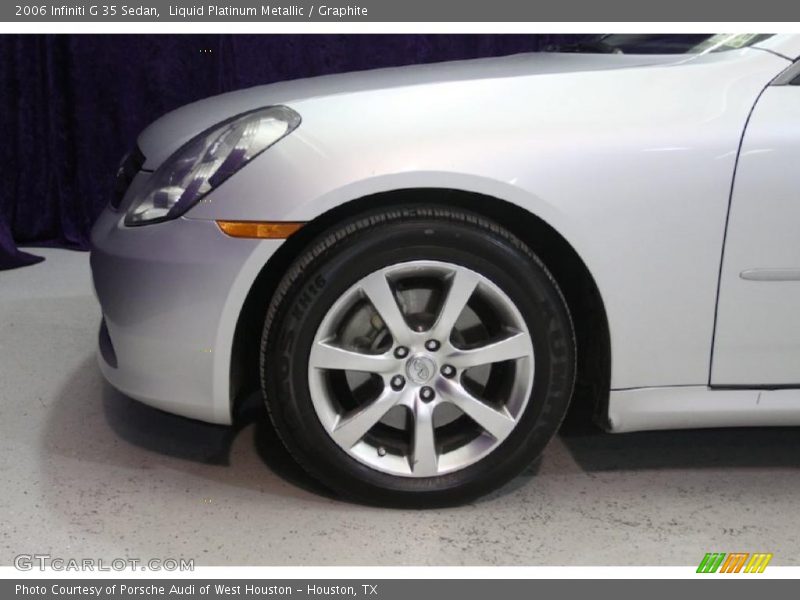 Liquid Platinum Metallic / Graphite 2006 Infiniti G 35 Sedan