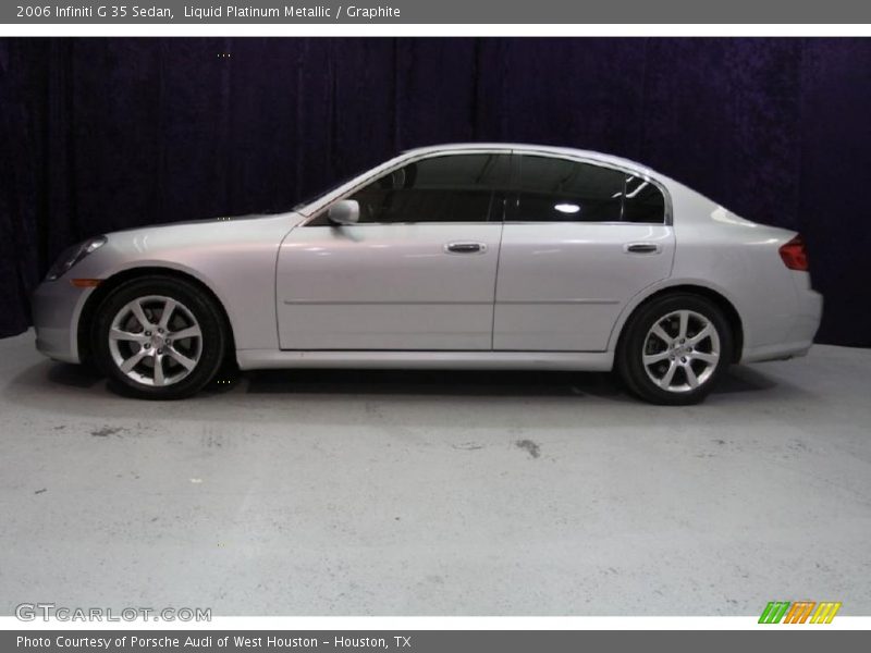 Liquid Platinum Metallic / Graphite 2006 Infiniti G 35 Sedan
