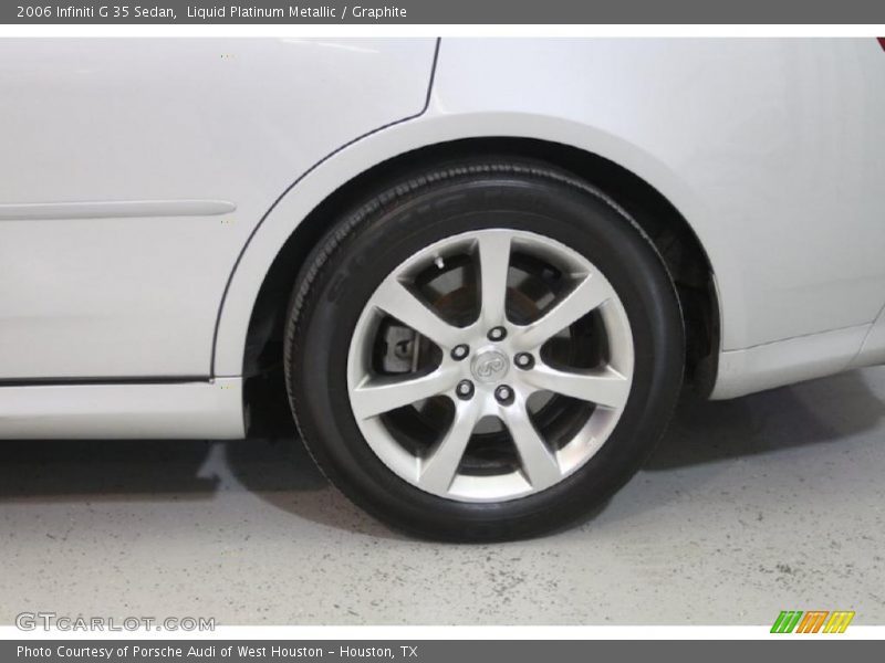 Liquid Platinum Metallic / Graphite 2006 Infiniti G 35 Sedan